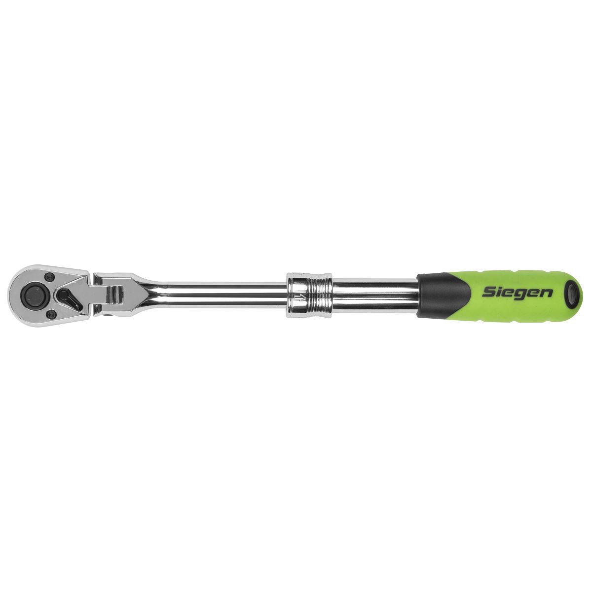 Siegen by Sealey Siegen Extendable Flexi-Head Ratchet Wrench 3/8"Sq Drive  White Rose Tools