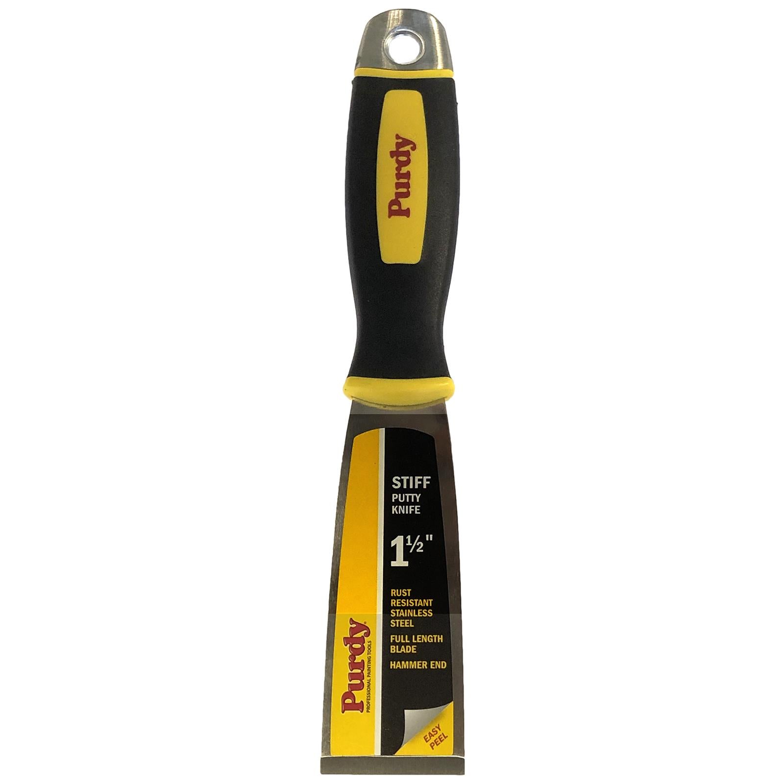 Purdy Premium Stiff Chisel Putty Knife 38mm 1.5" Scraper Stainless Steel Blade