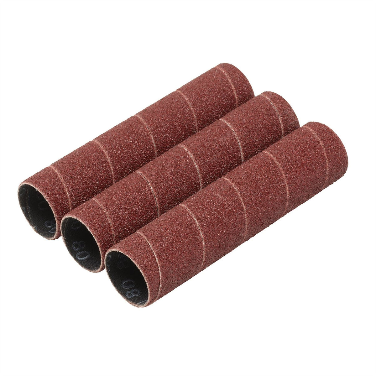 Draper Aluminium Oxide Sanding Sleeves 25 x 115mm 80 Grit (Pack of 3) 08403  White Rose Tools