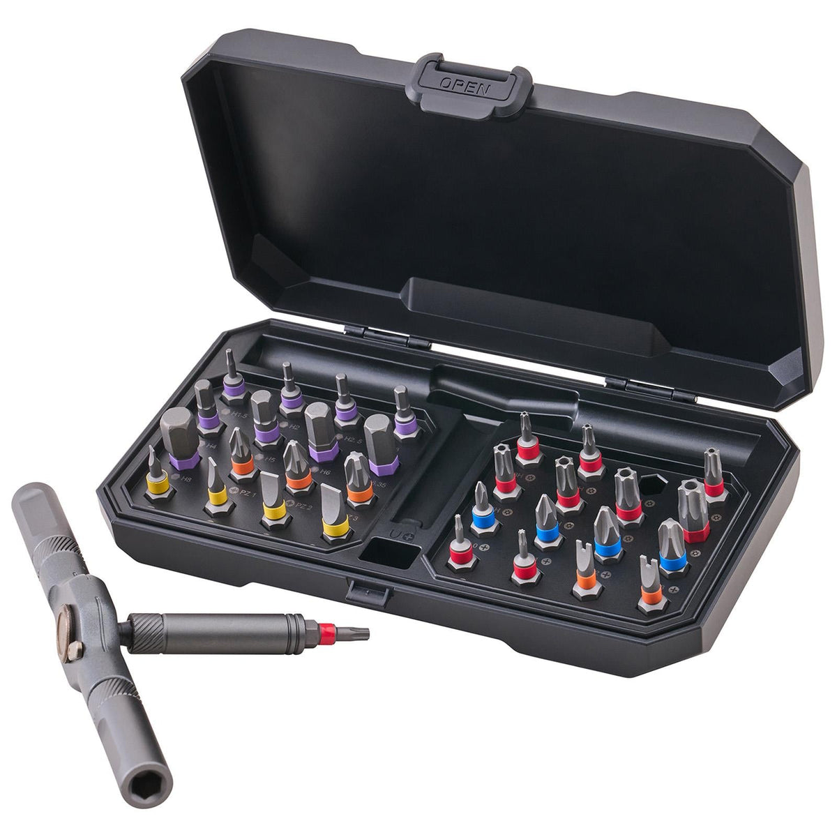 Faithfull Multi-Palm Ratchet Driver Set FAISBSET34R  White Rose Tools