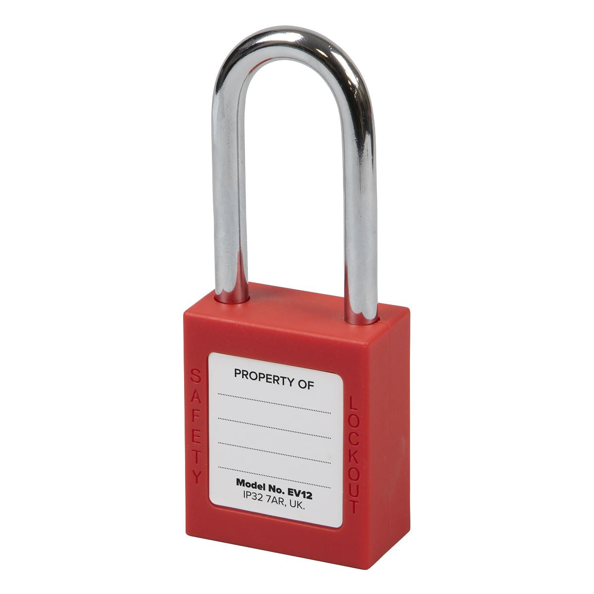 Sealey Safety Lockout Padlock  White Rose Tools