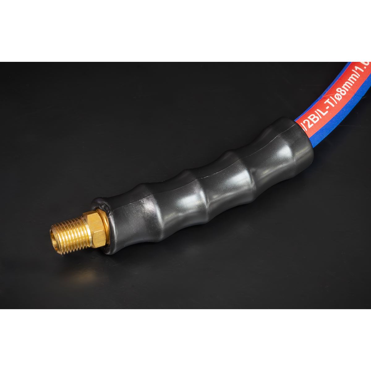 Sealey Air Hose 10m x Ø8mm with 1/4"BSP Unions Extra-Heavy-Duty 