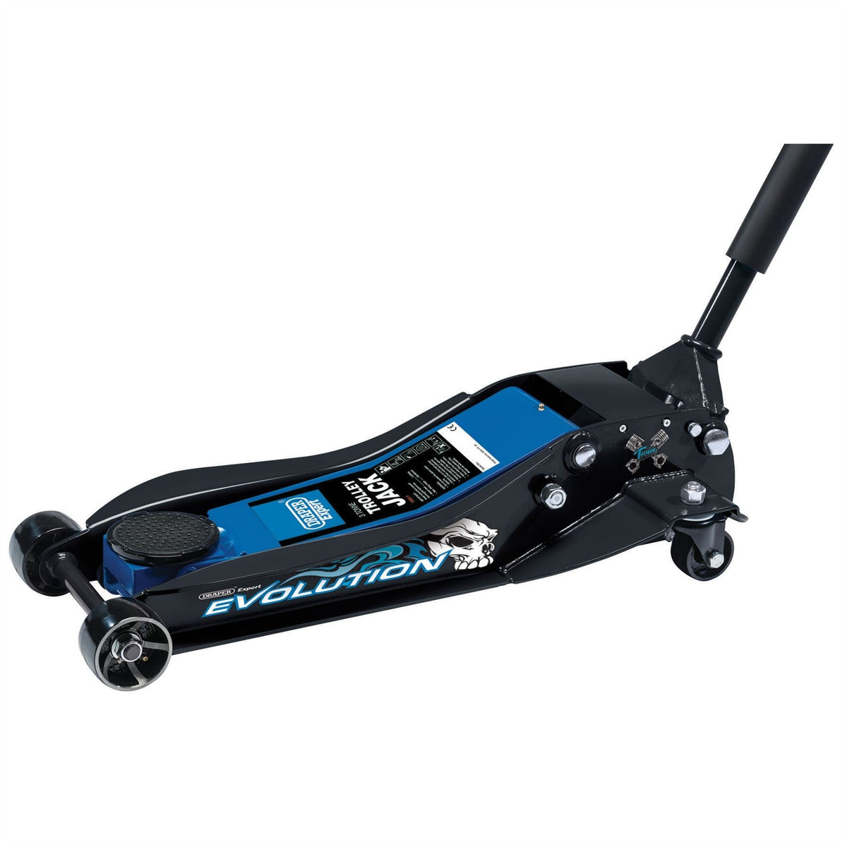 Draper Expert Evolution Draper Expert Evolution Trolley Jack 3 Tonne 70811  White Rose Tools