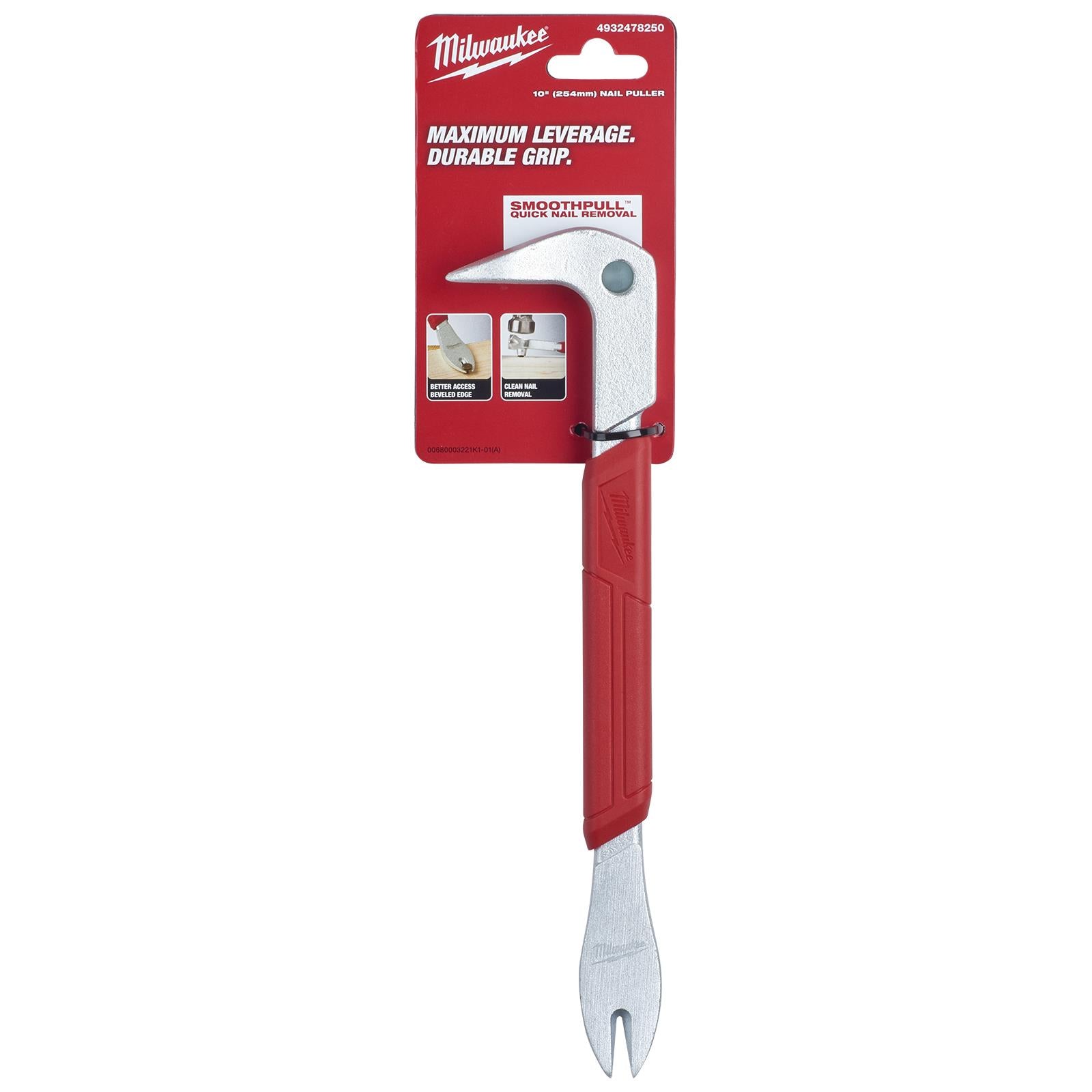 Milwaukee Nail Puller Pry Bar 10in 254mm 