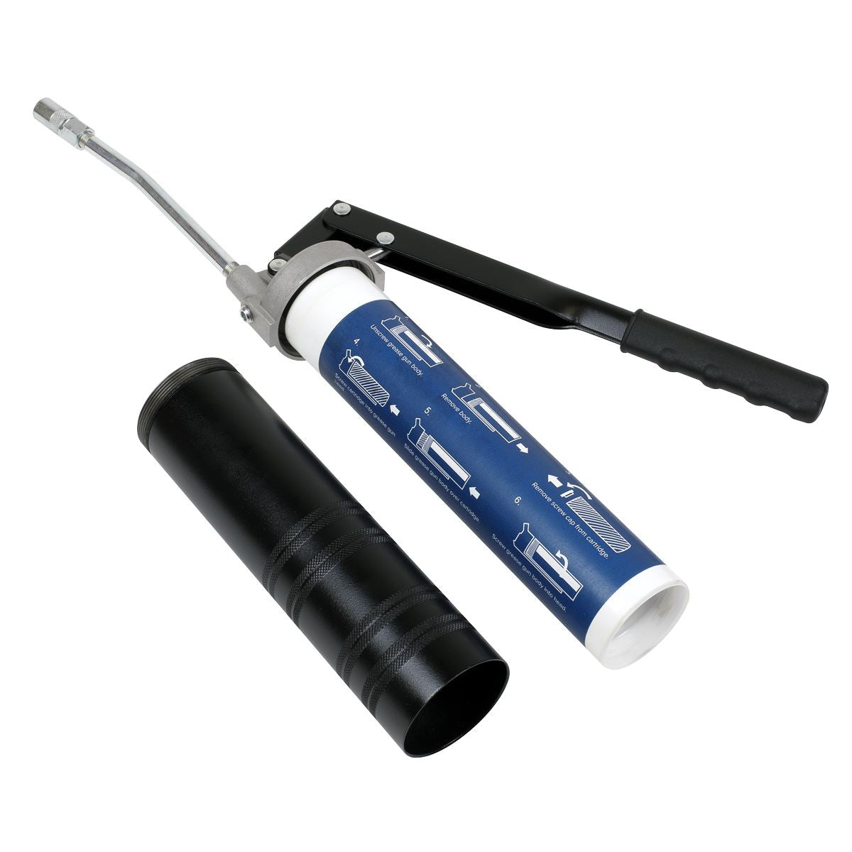 Sealey Screw-Type Grease Gun - Lever Operated