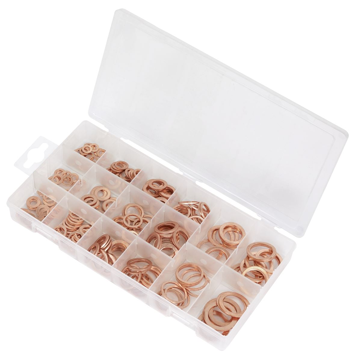 Sealey Copper Sealing Washer Assortment 250pc