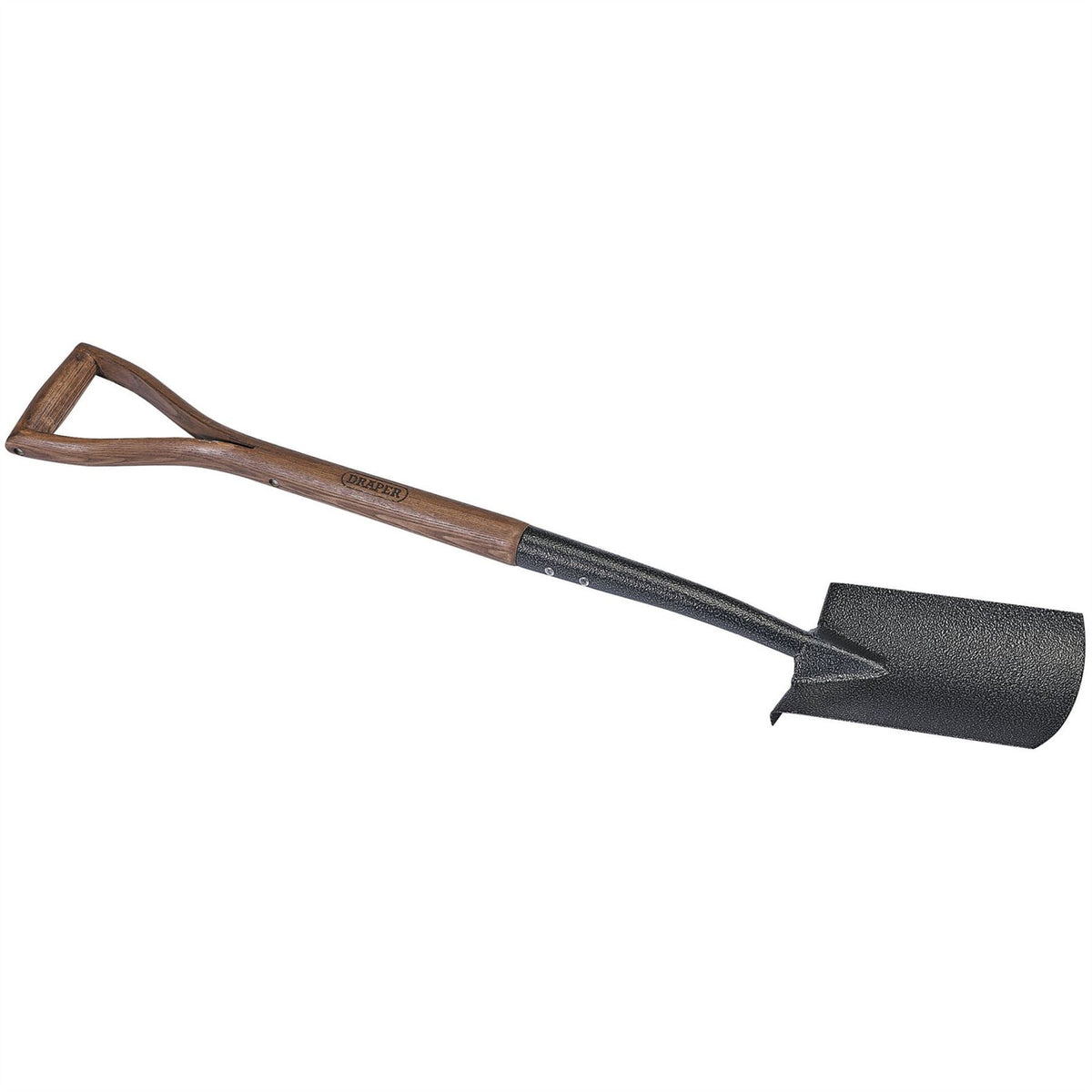 Draper Carbon Steel Border Spade with Ash Handle 14305  White Rose Tools