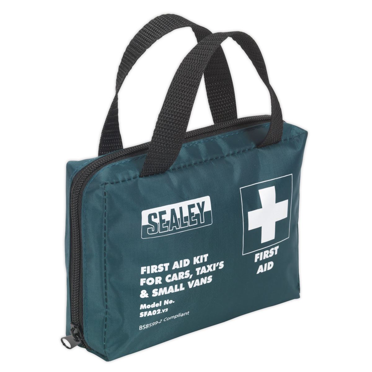 Sealey First Aid Kit Medium for Cars, Taxis & Small Vans - BS 8599-2 Compliant 