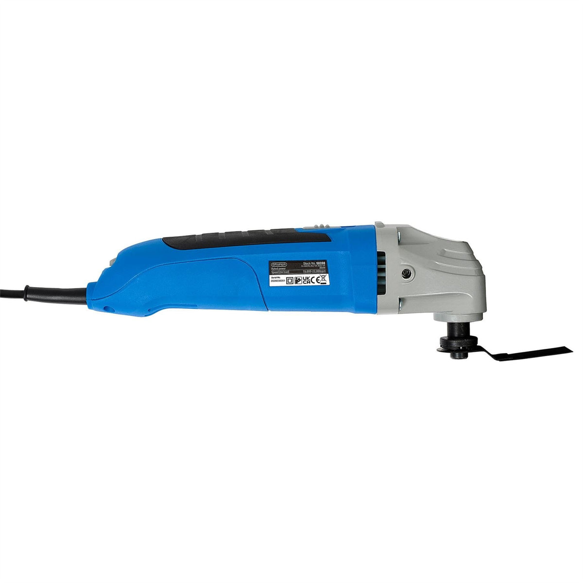 Draper Storm Force 230V Oscillating Multi-Tool 300W 58288  White Rose Tools