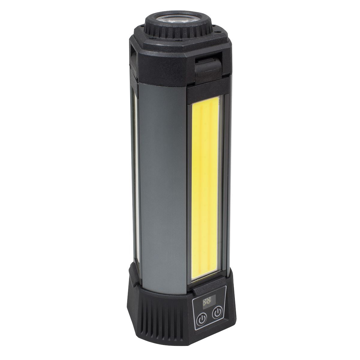 Sealey Rechargeable Flexible Floodlight with Tripod 24W COB LED & 5W SMD LED  White Rose Tools