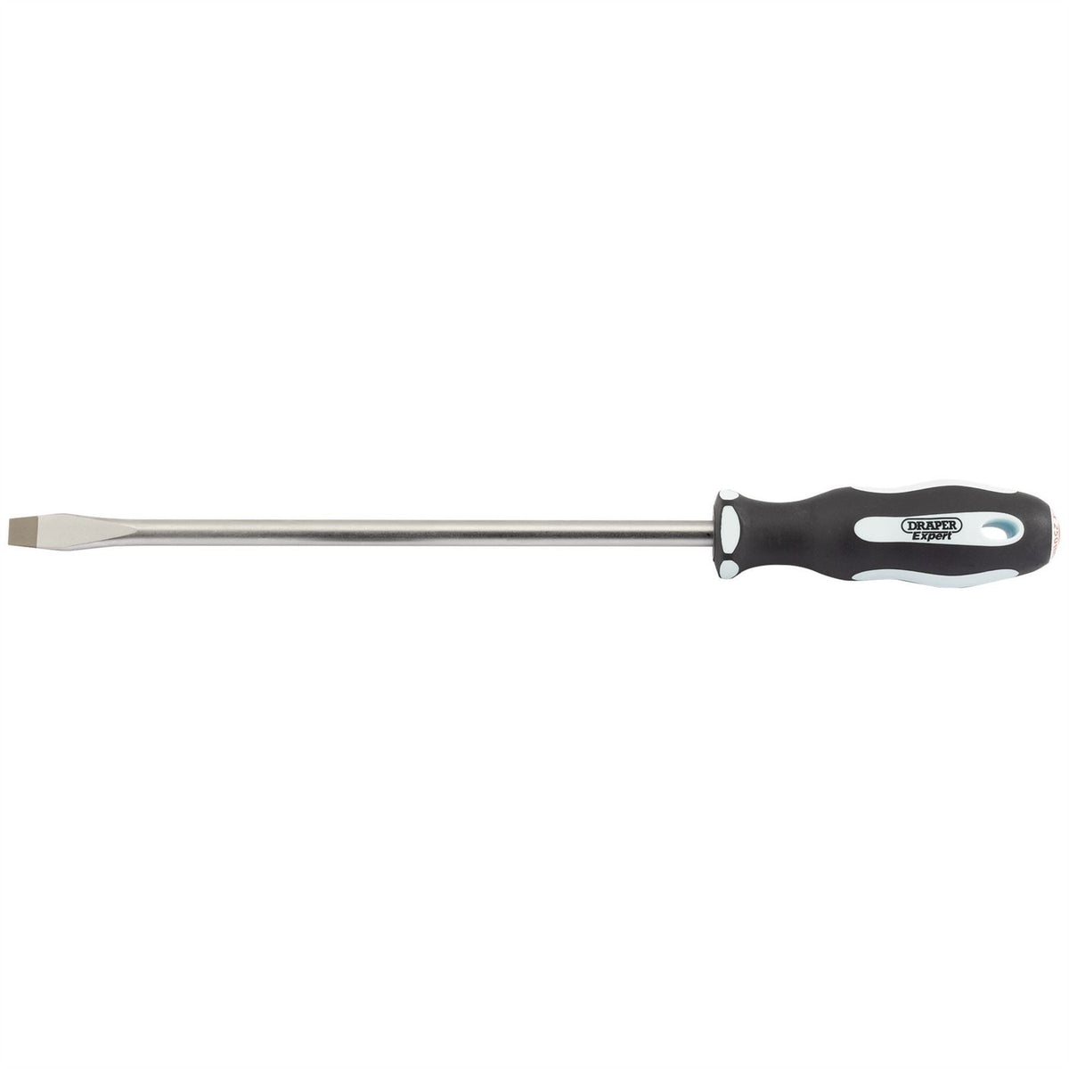 Draper Expert Plain Slot Soft Grip Screwdriver 10 x 250mm 34981  White Rose Tools