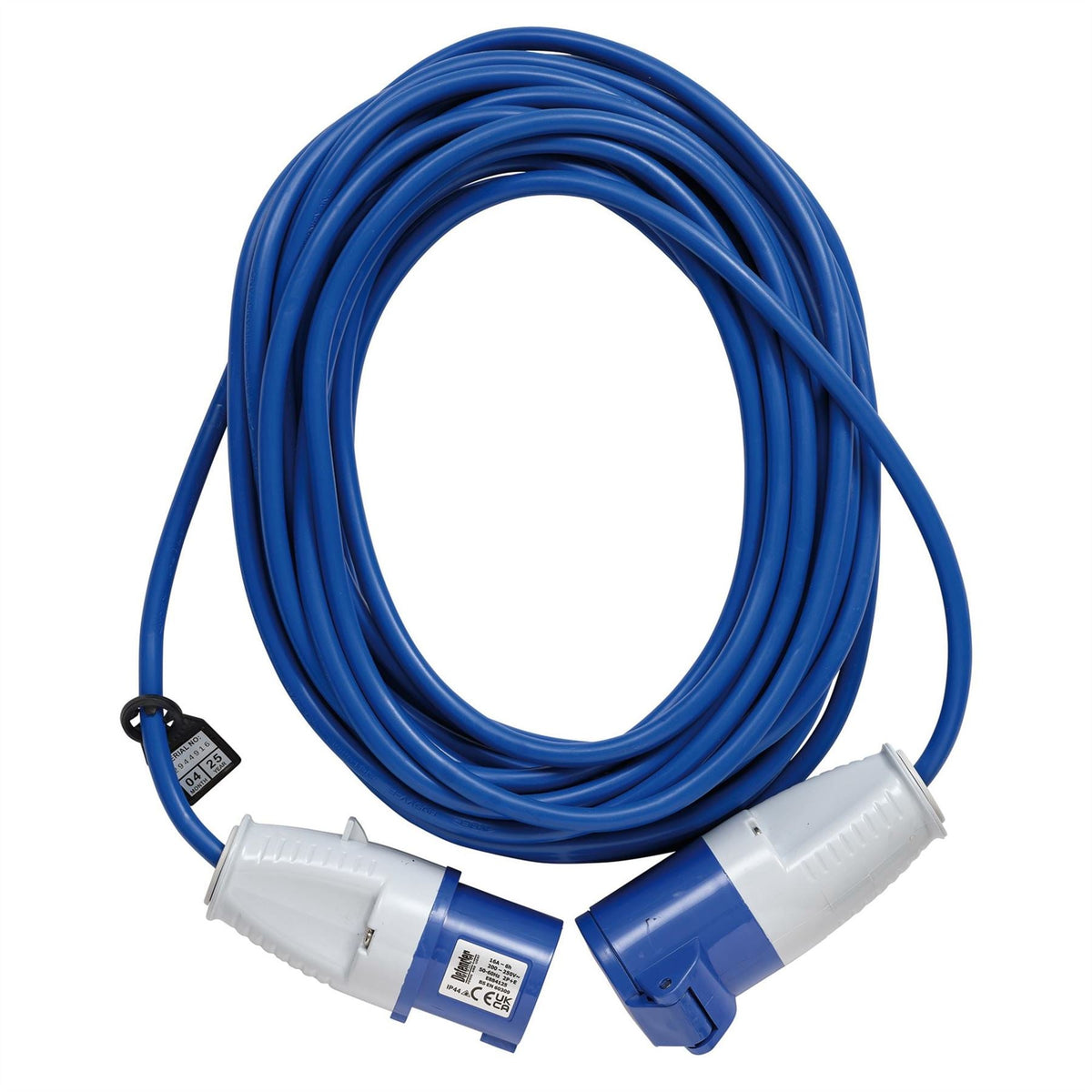 Defender E85211 230V Extension Lead Blue 1.5mm² 16A 14m 35805  White Rose Tools