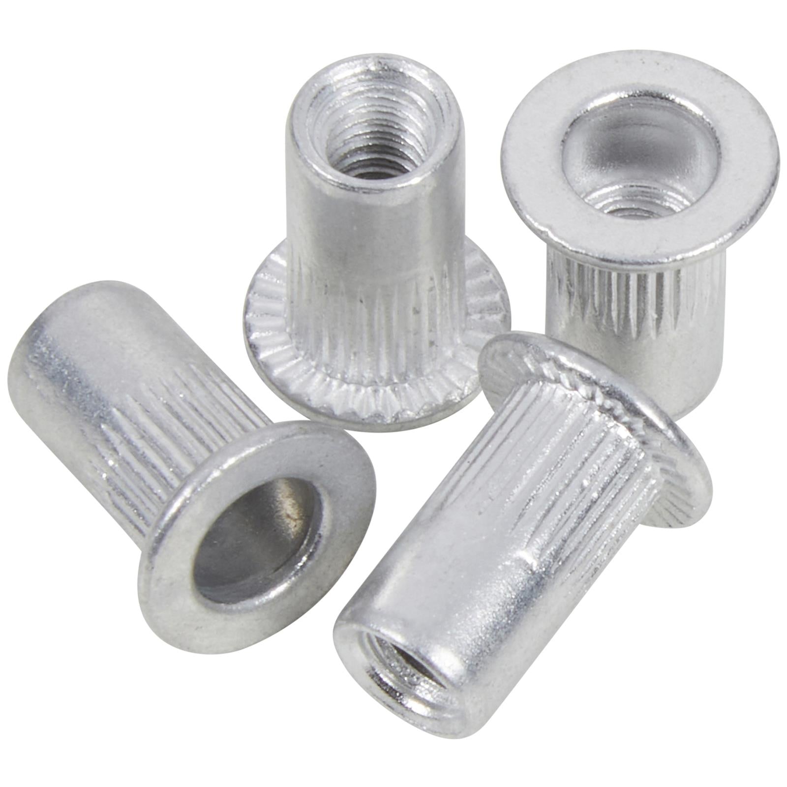 BlueSpot Aluminium Rivet Nuts M4 100 Piece Rivnuts