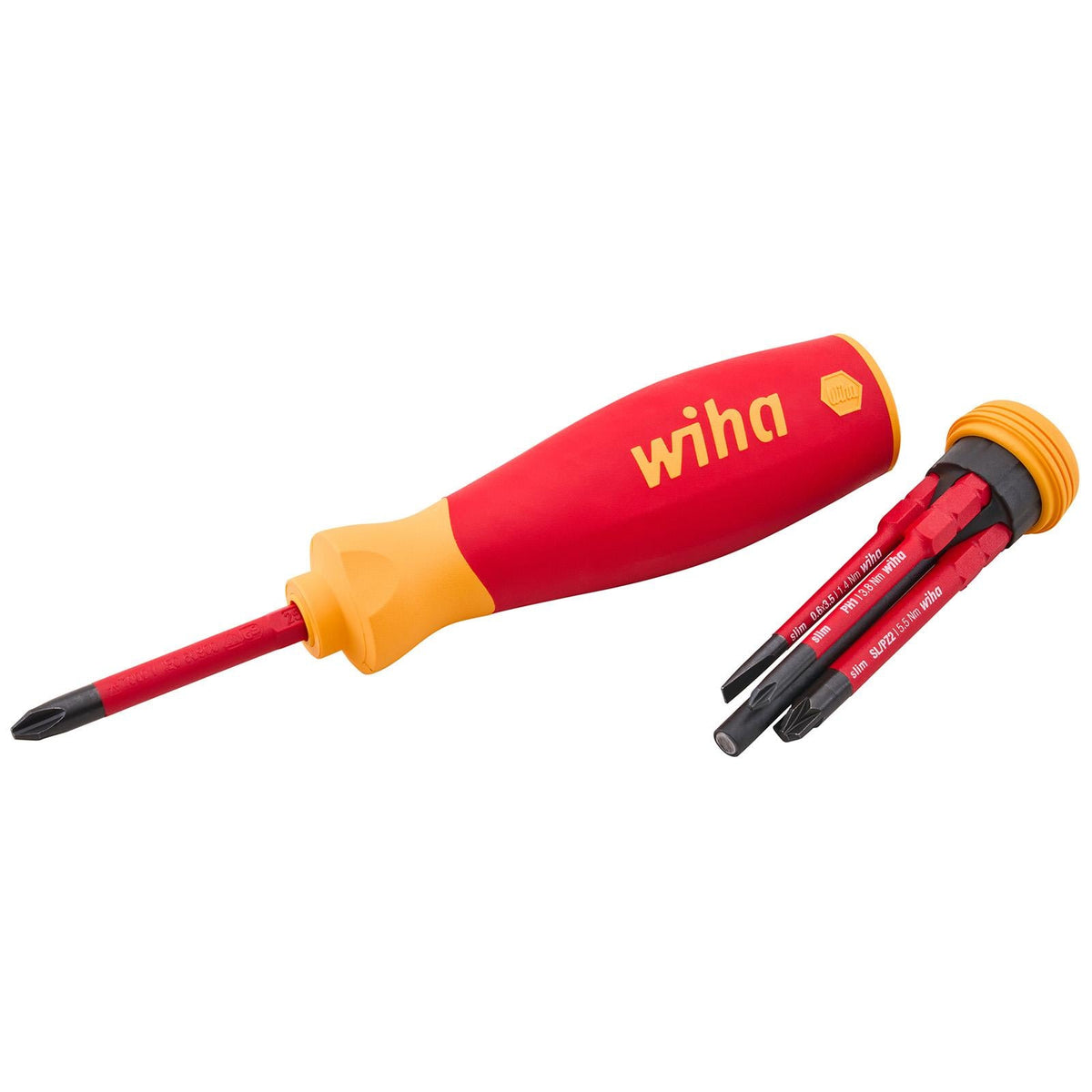 Wiha 6 Piece Slimfix VDE Insulated Screwdriver Set  White Rose Tools