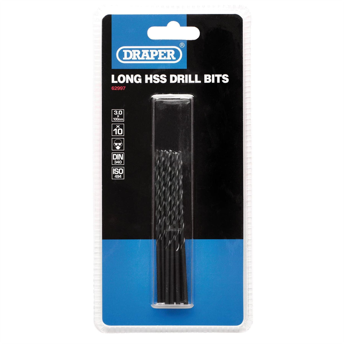 Draper Expert Long HSS Drill Bit (3.0mm) 62997  White Rose Tools