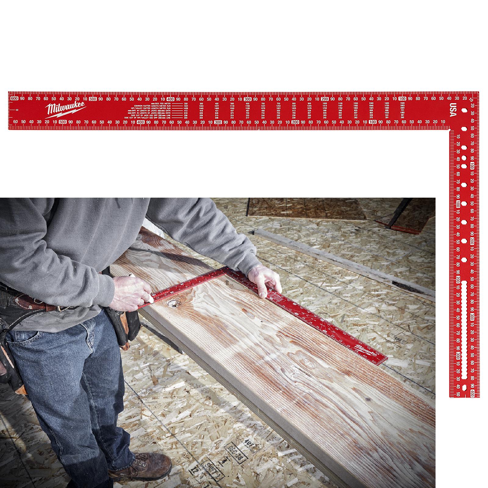 Milwaukee Framing Square Metric 400mm x 600mm 