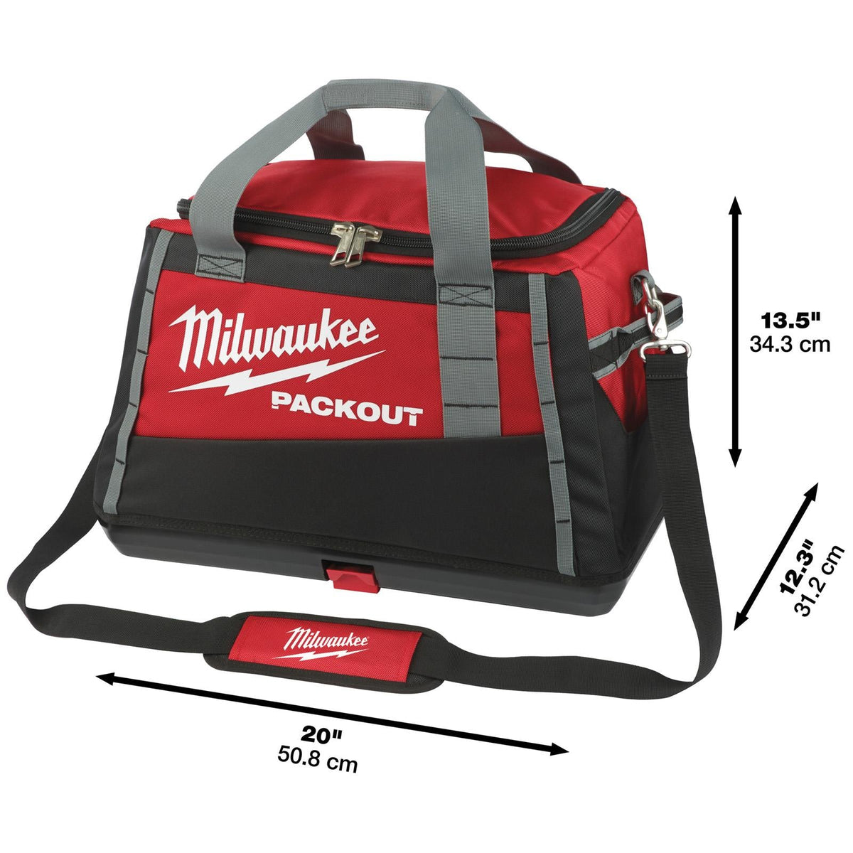 Milwaukee PACKOUT Duffel Bag 20in 50cm  White Rose Tools