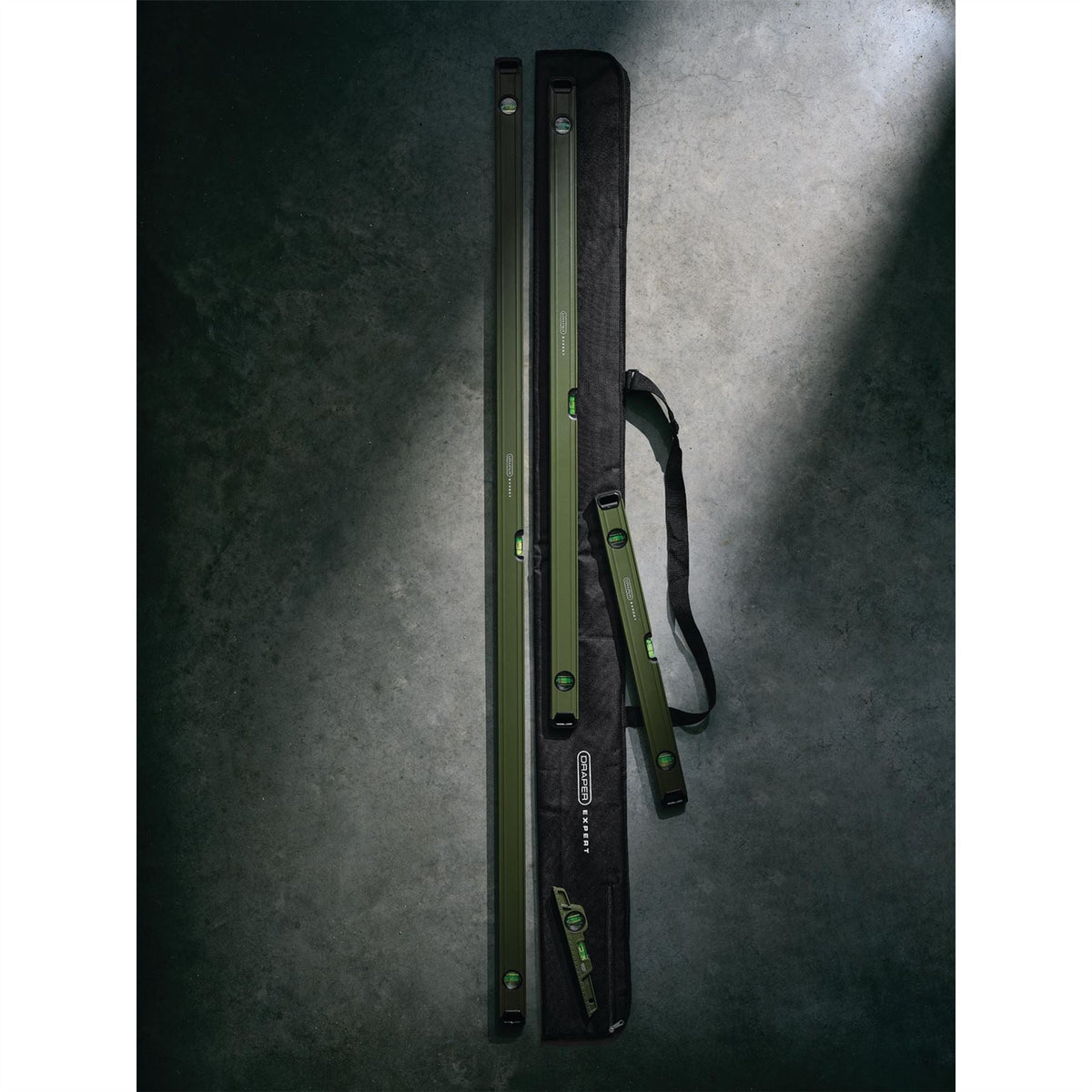 Draper Expert Box and Boat Spirit Level Set (4 Piece) 29056  White Rose Tools