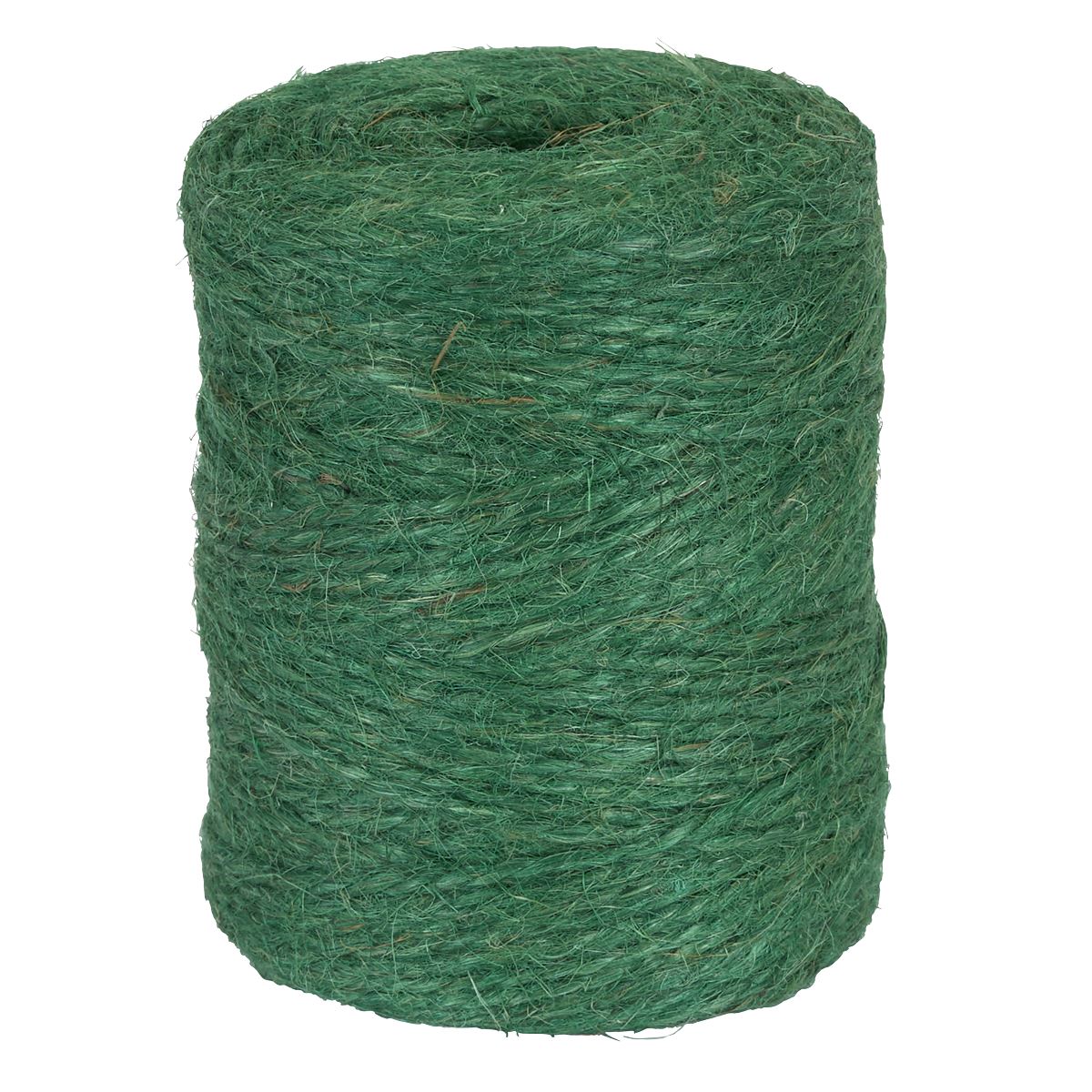 Sealey 1mm x 100m Jute Twine Green  White Rose Tools