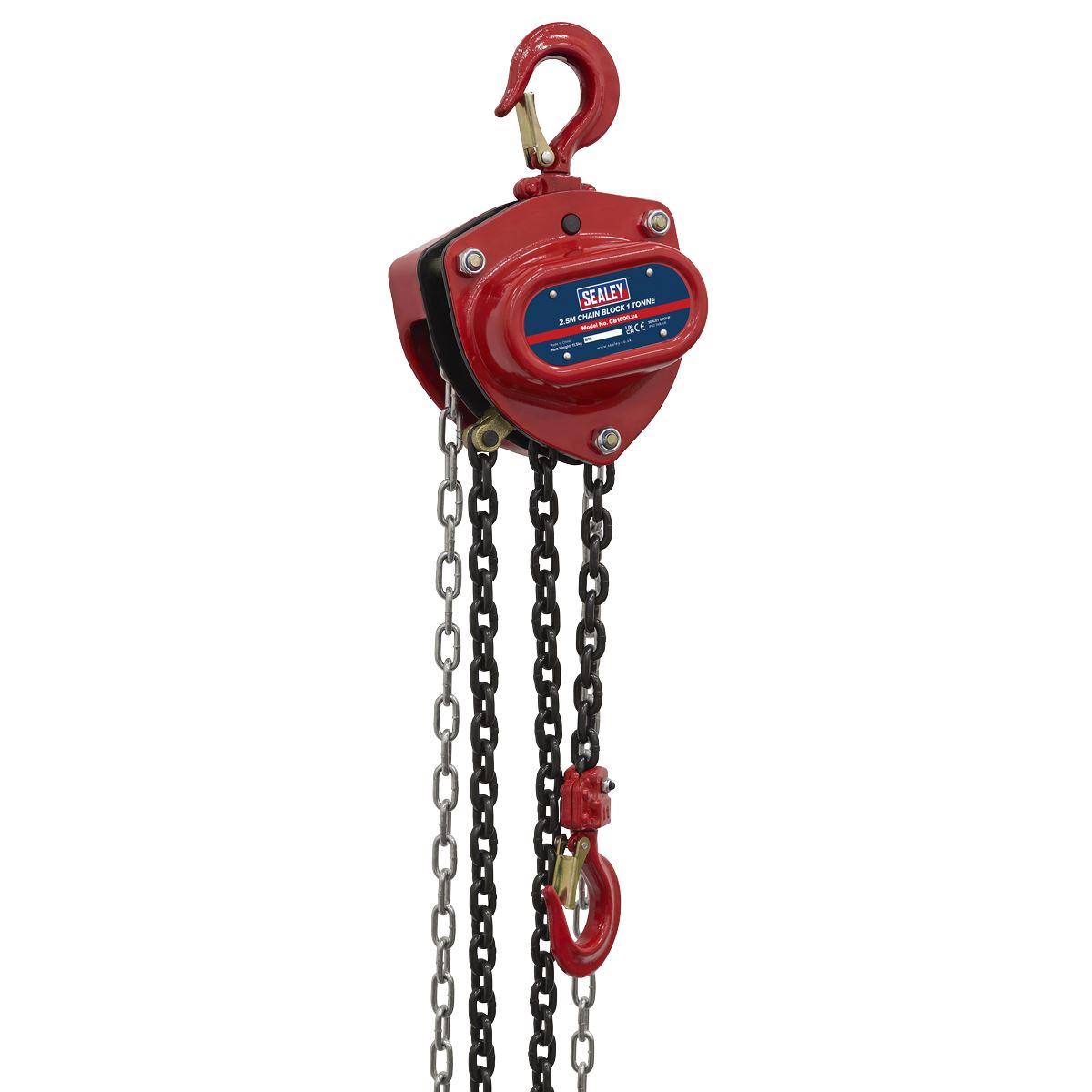 Sealey Chain Block 2.5m - 1 Tonne 