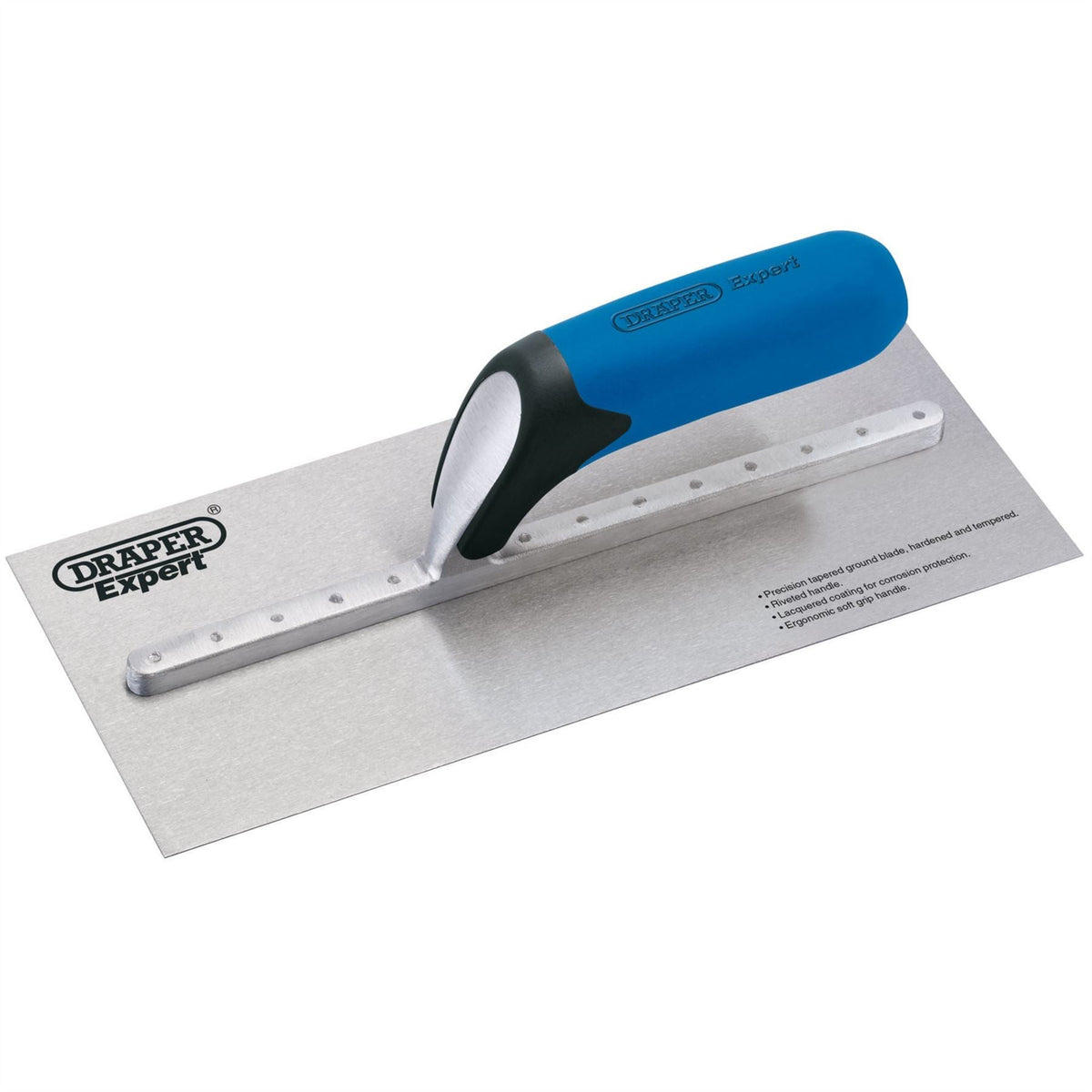 Draper Expert Soft Grip Plastering Trowel 120 x 280mm 81222  White Rose Tools