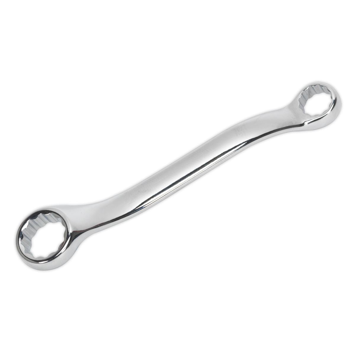 Sealey Offset Stubby Ring Rowing Spanner 10mm x 13mm Double End Rigger Jigger