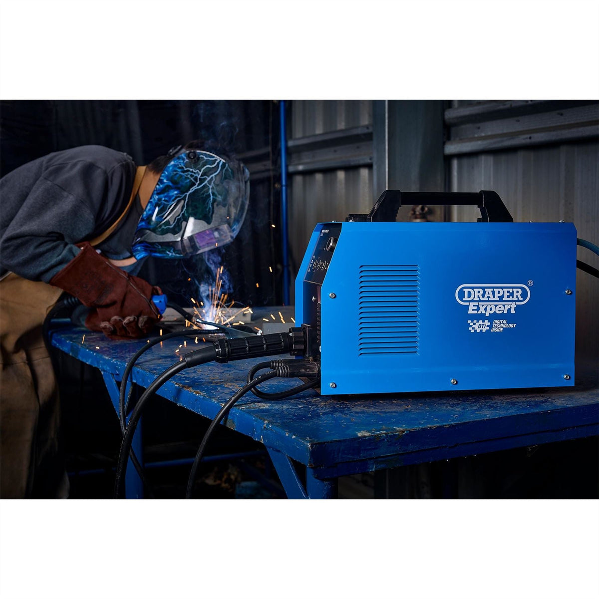 Draper Expert 3-In-1 Multi-Process Welder Dti 200A 70043  White Rose Tools