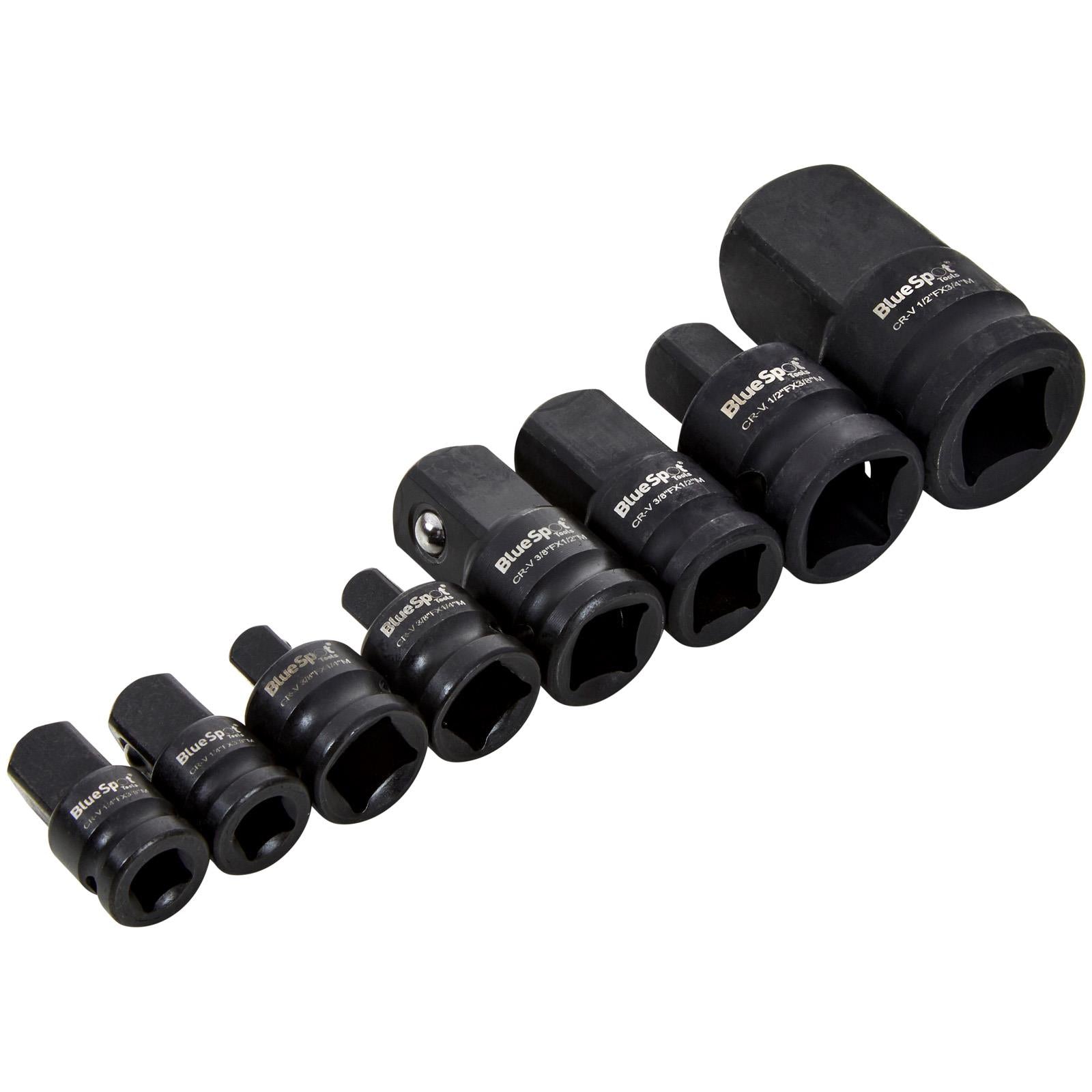BlueSpot Impact Socket Adaptor Reducer Set 8 Piece