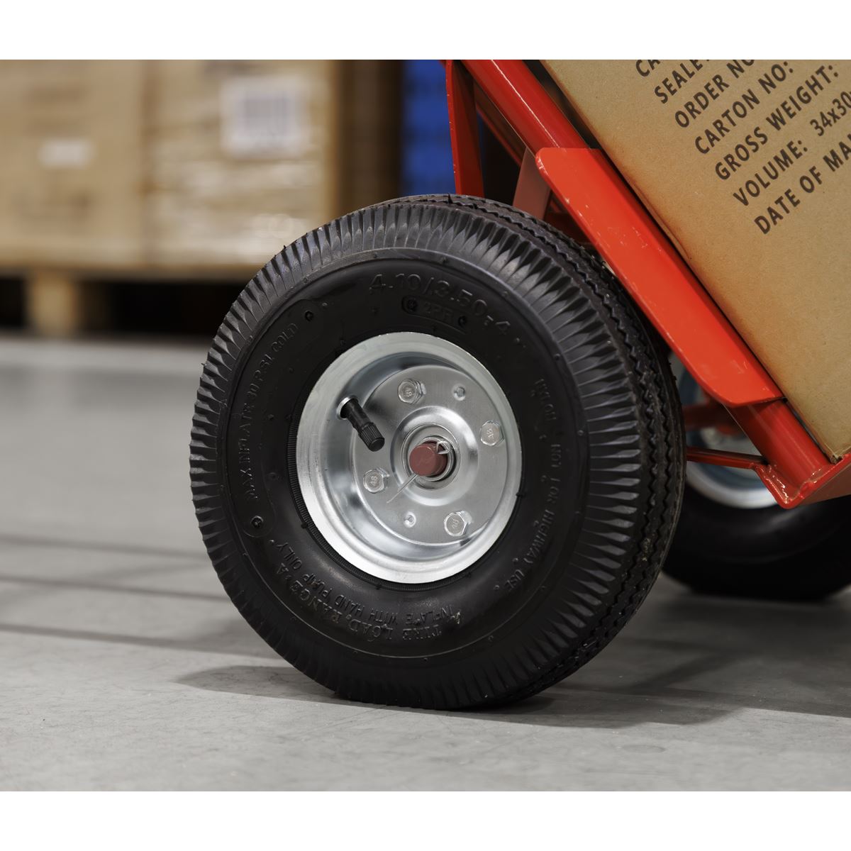 Sealey Sack Truck with Pneumatic Tyres 200kg Capacity