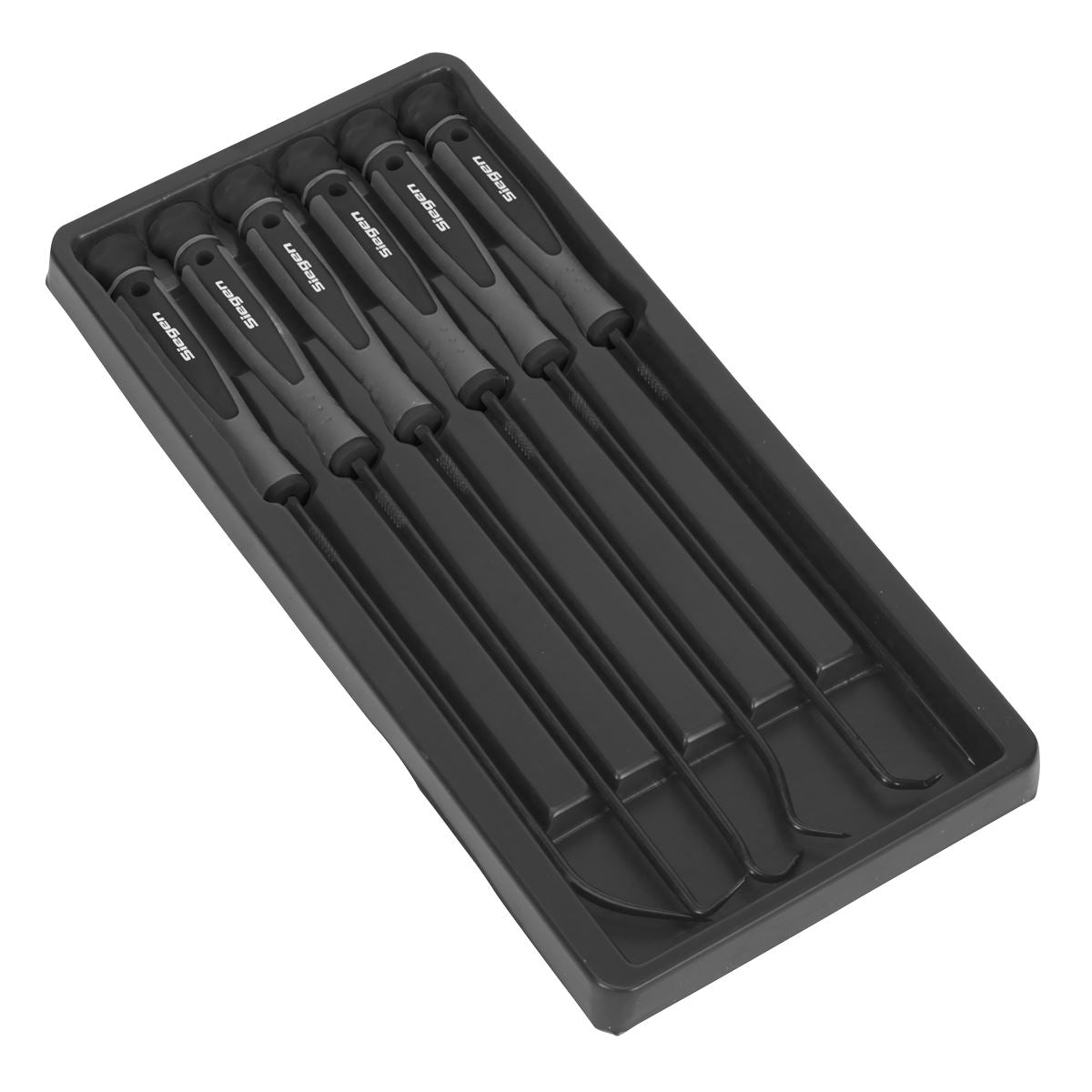 Siegen 6 Piece Extra Long Hook and Pick Set O-Ring Seal Remover Pin Clip Picking