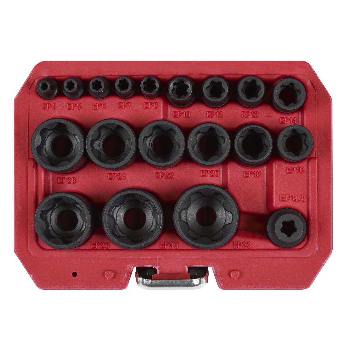 Sealey External TRX-P* Socket Set 19pc