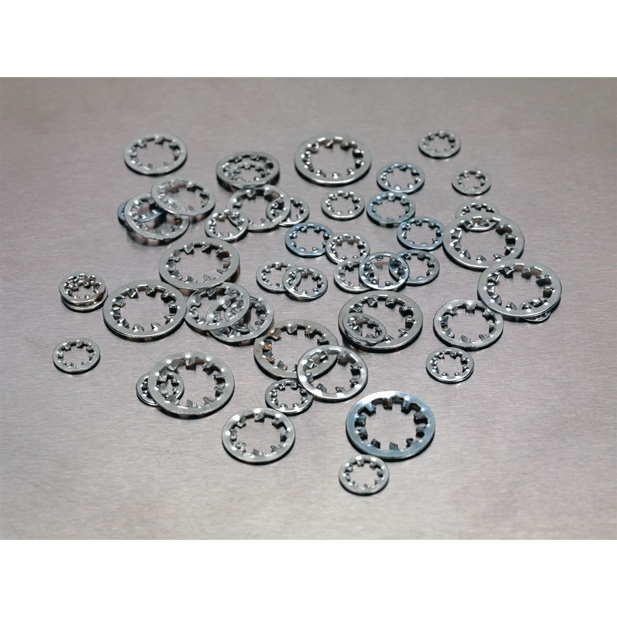 Sealey Lock Washer Assortment 1000pc Serrated Internal M5-M10 Metric 
