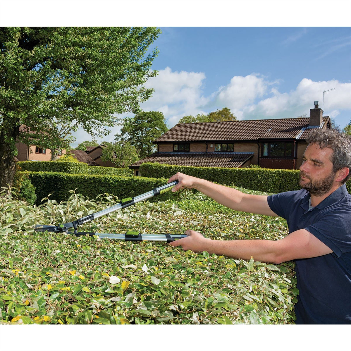 Draper Expert Telescopic Soft Grip Straight Edge Garden Shears 200mm 36780  White Rose Tools