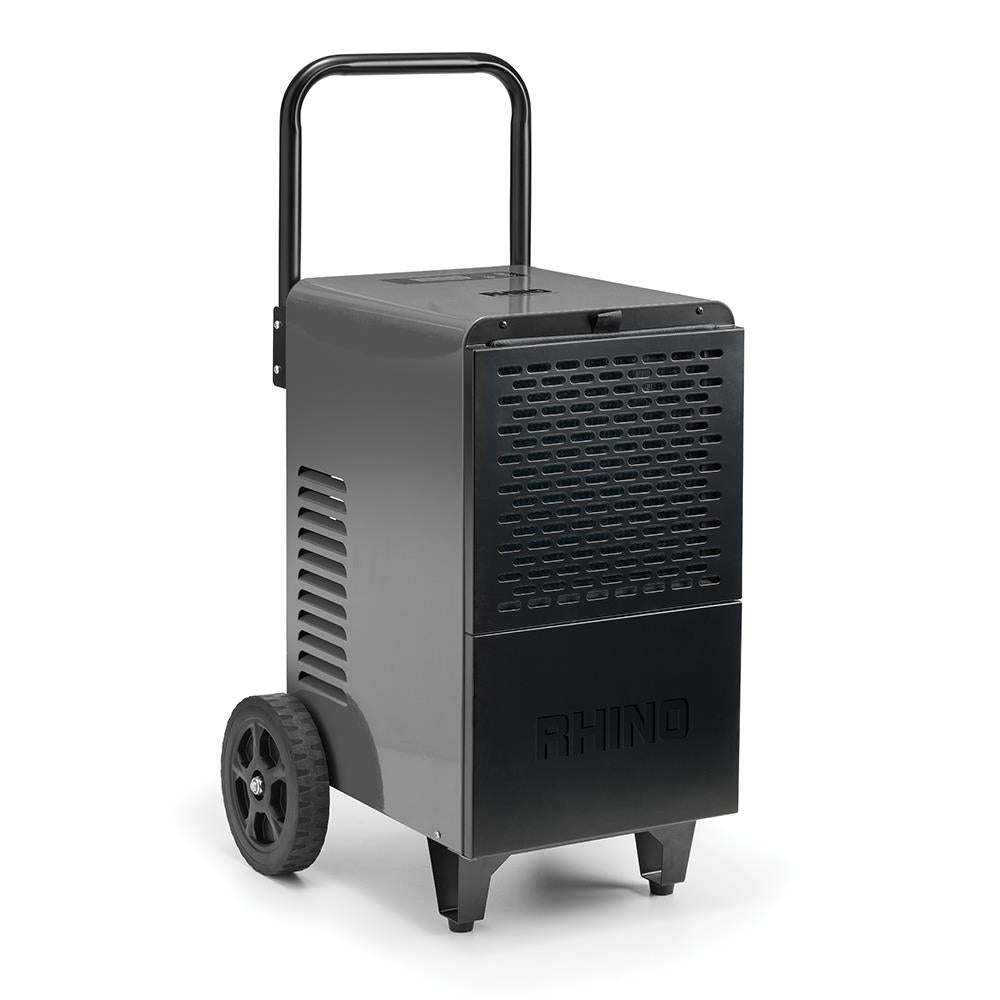 Rhino DH50L 900W Industrial Dehumidifier 50Ltr 230V H03603