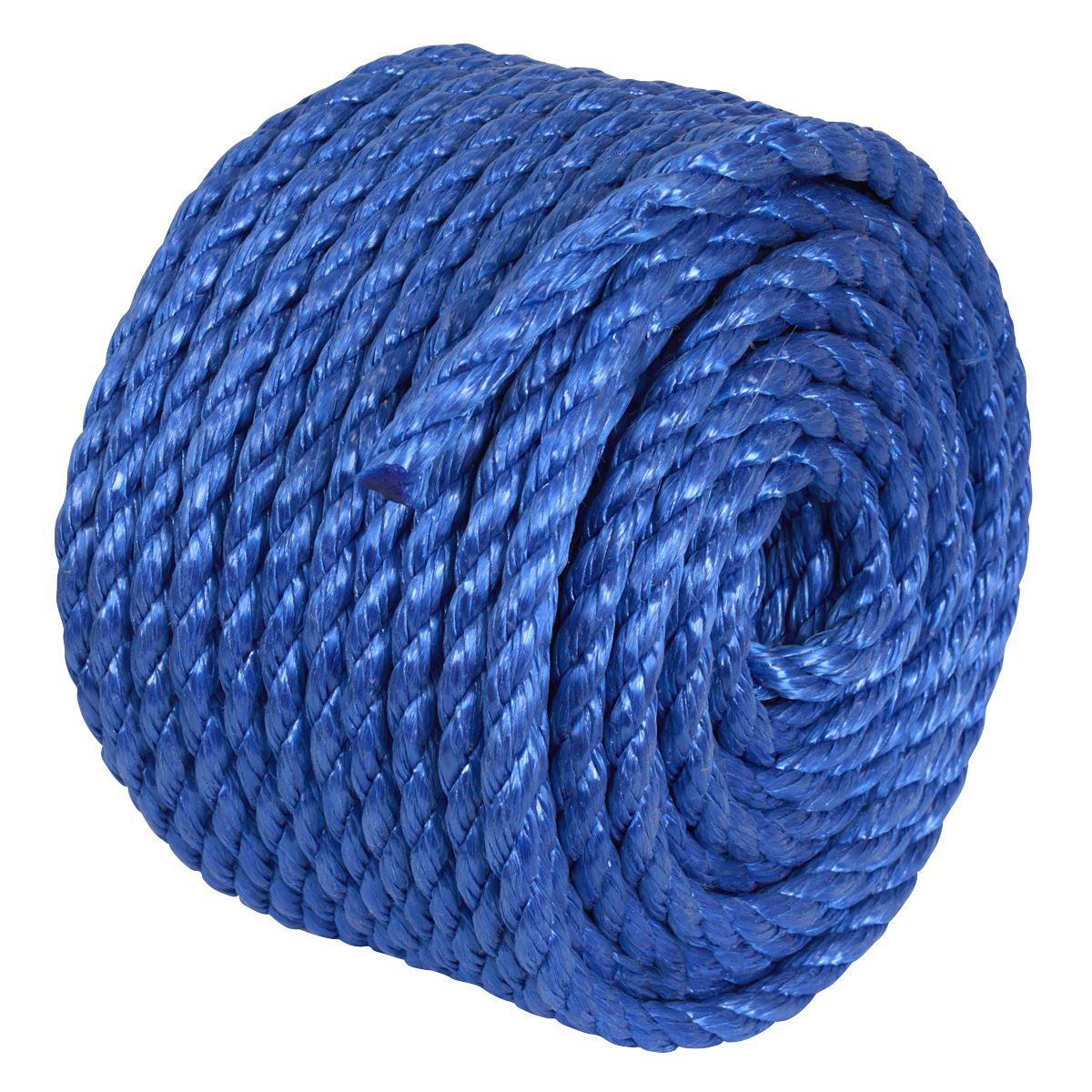 Sealey 10mm x 30m Polypropylene Split Film Twisted Rope, Blue