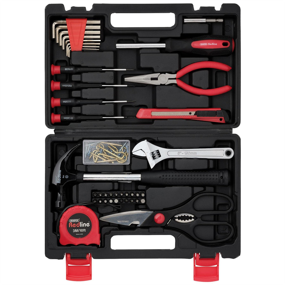 Draper Redline® DIY Essential Tool Kit (41 Piece) 70381  White Rose Tools