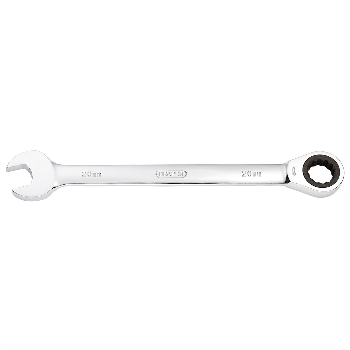 Draper Metric Ratcheting Combination Spanner 20mm 31019  White Rose Tools