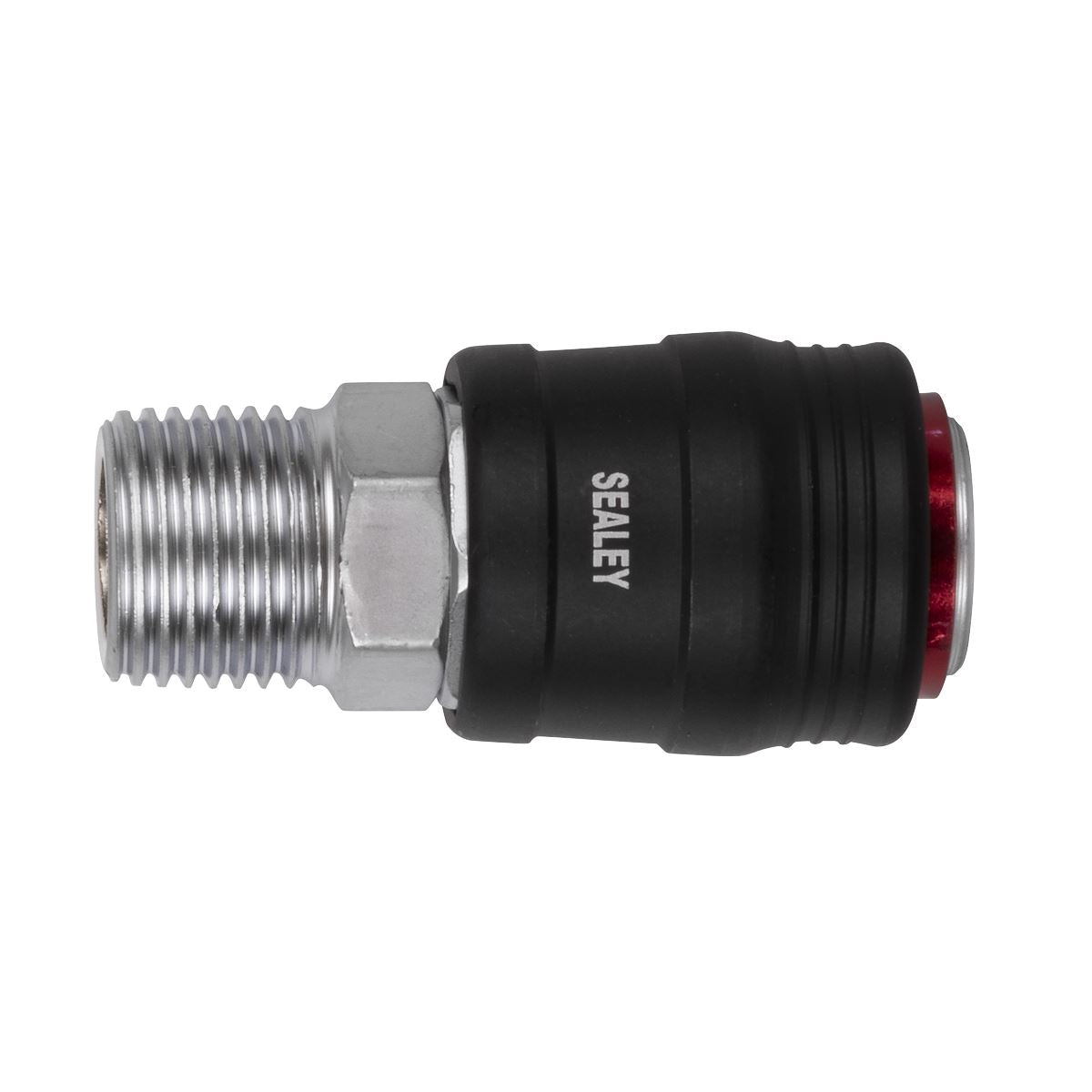 Sealey High Flow Coupling Body Male 1/2"BSPT  White Rose Tools