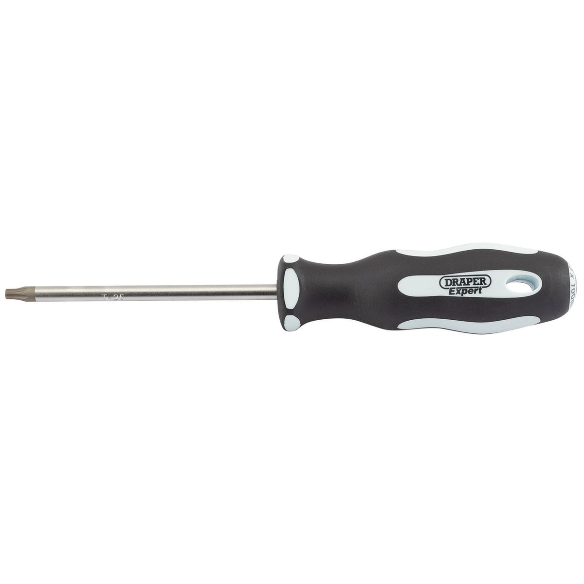 Draper Expert TX-STAR® Soft Grip Screwdriver T25 x 100mm 35080  White Rose Tools