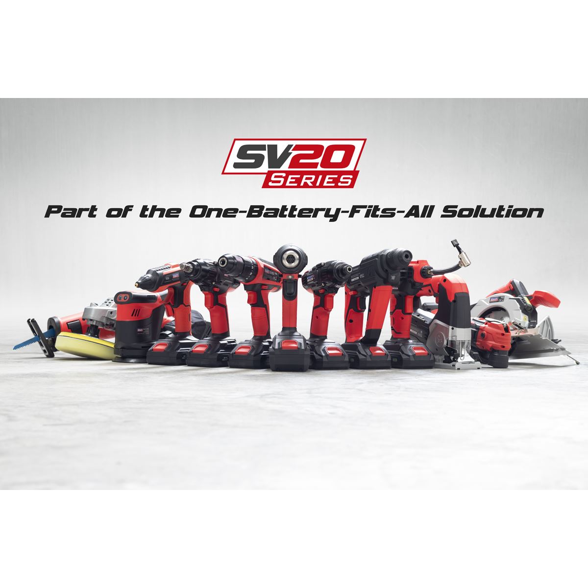 Sealey Brushless Cordless Nut Riveter 20V SV20 Series - 2 Batteries