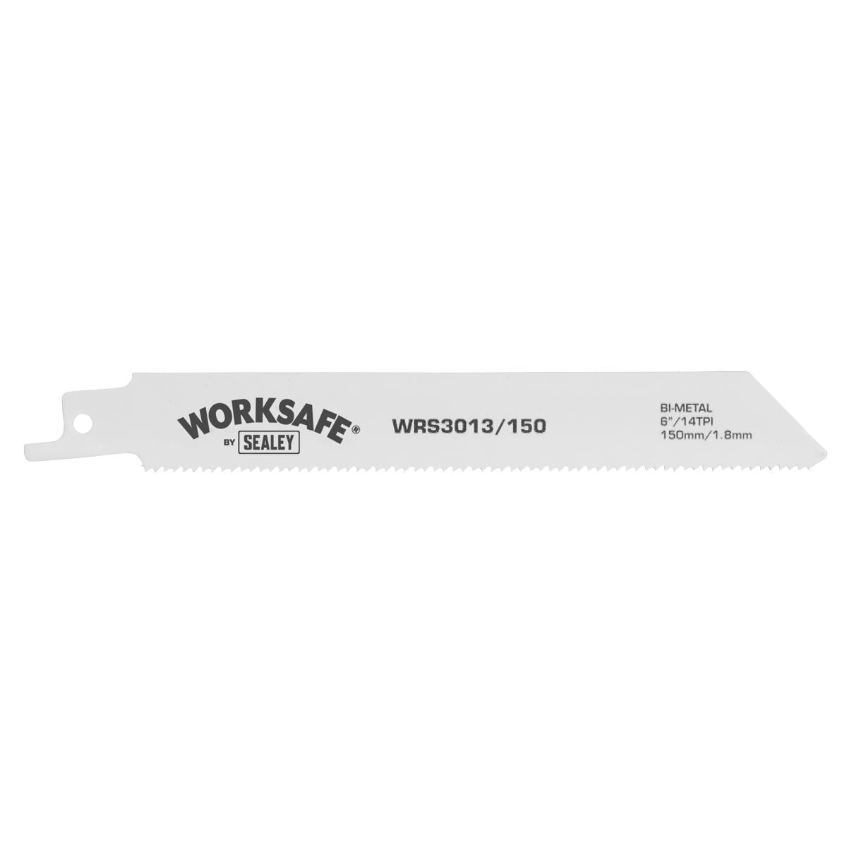 Worksafe by Sealey Reciprocating Saw Blade 150mm 14tpi - Pack of 5 