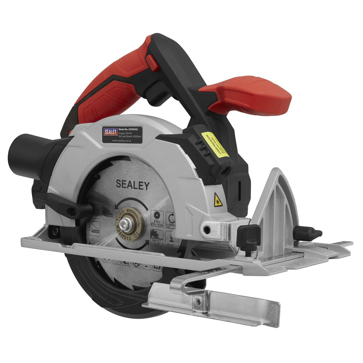Sealey Circular Saw Kit 20V SV20 Series Ø150mm - 2 Batteries 