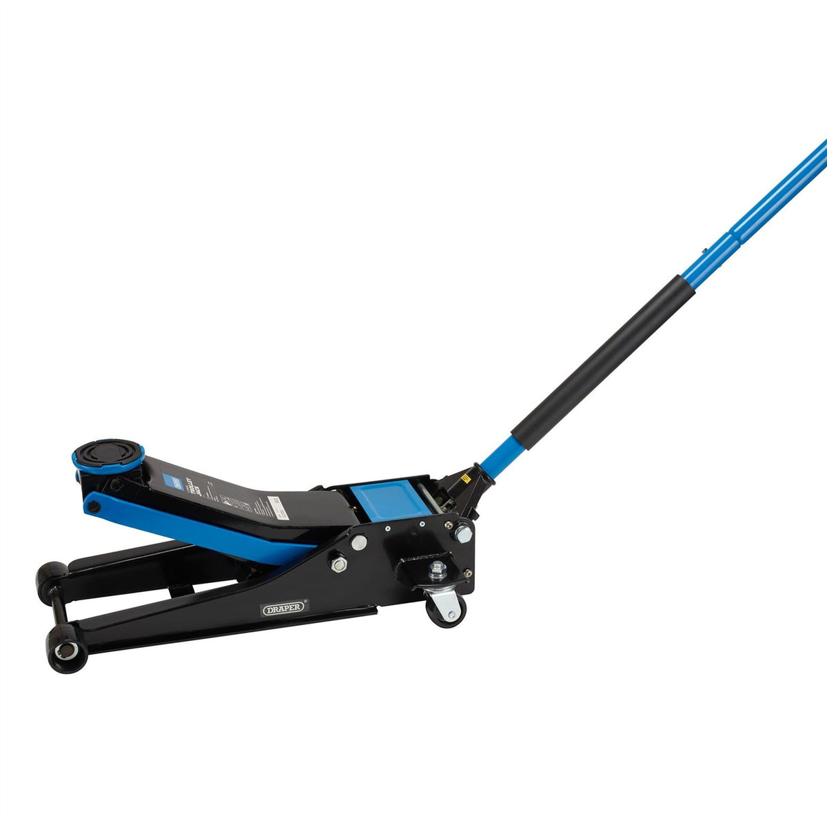 Draper Trolley Jack 3 Tonne Blue 28481  White Rose Tools