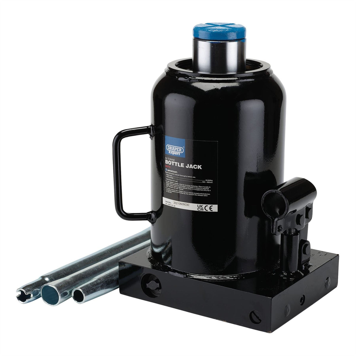 Draper Expert Hydraulic Bottle Jack 50 Tonne 99772  White Rose Tools