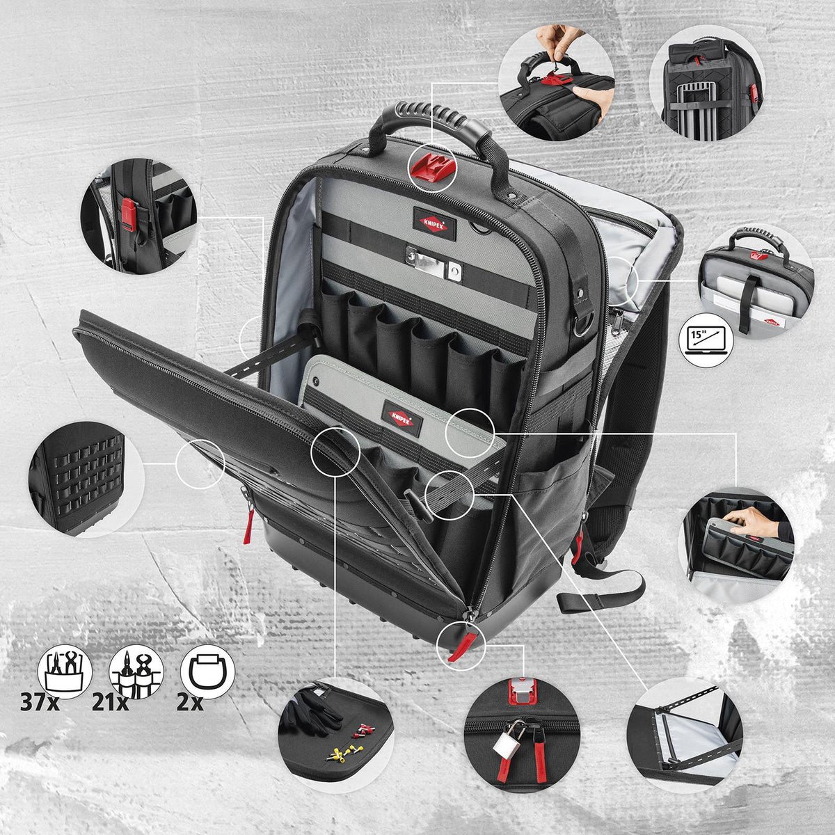 KNIPEX X18 Modular Tool Bag MOLLE System