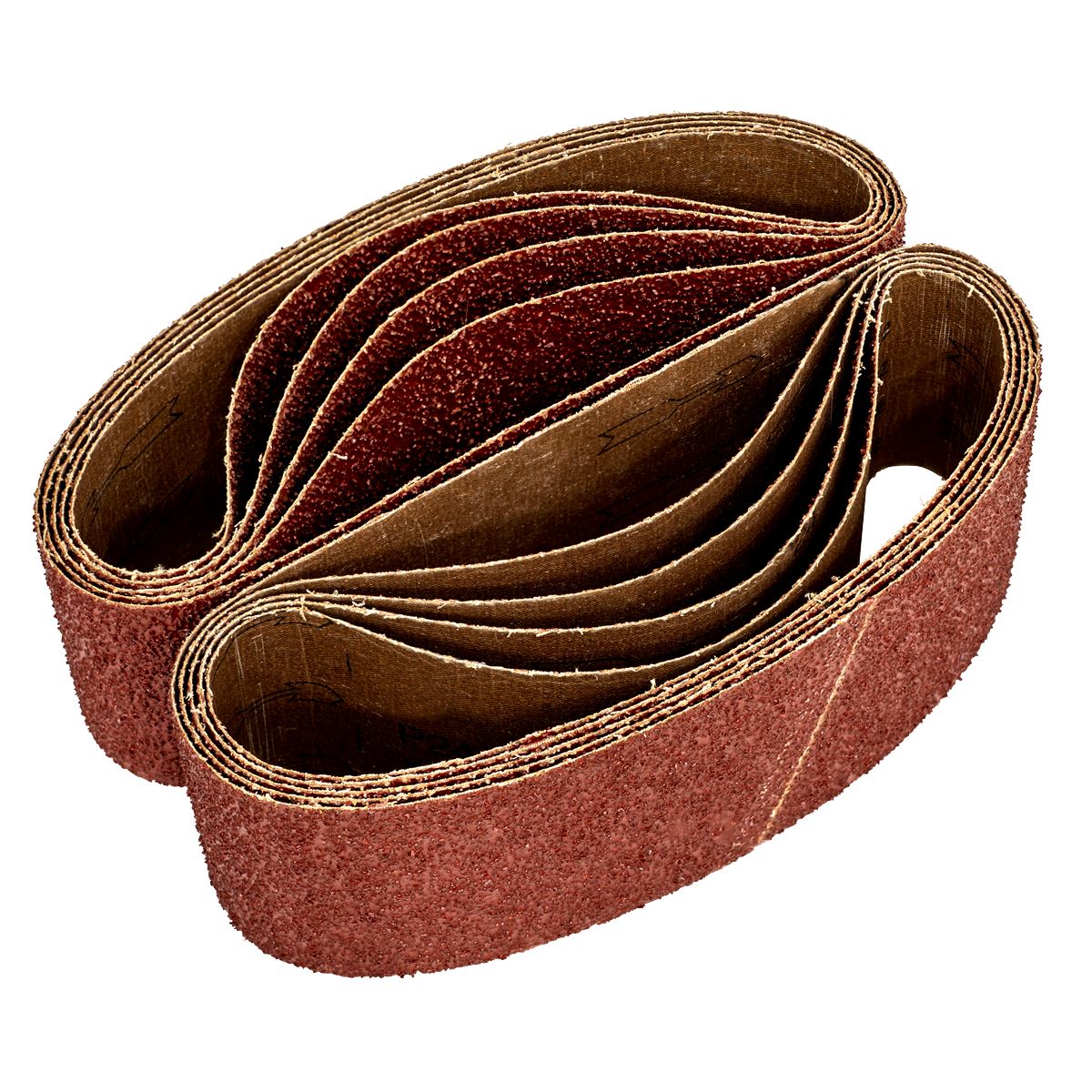 Worksafe by Sealey Sanding Belt 75 x 533mm 40Grit - Pack of 10