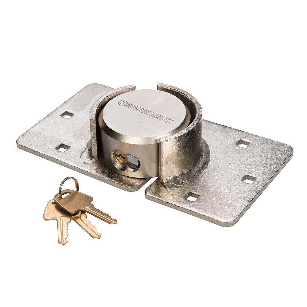 Silverline Heavy Duty Van Lock & Hasp 73mm 633786