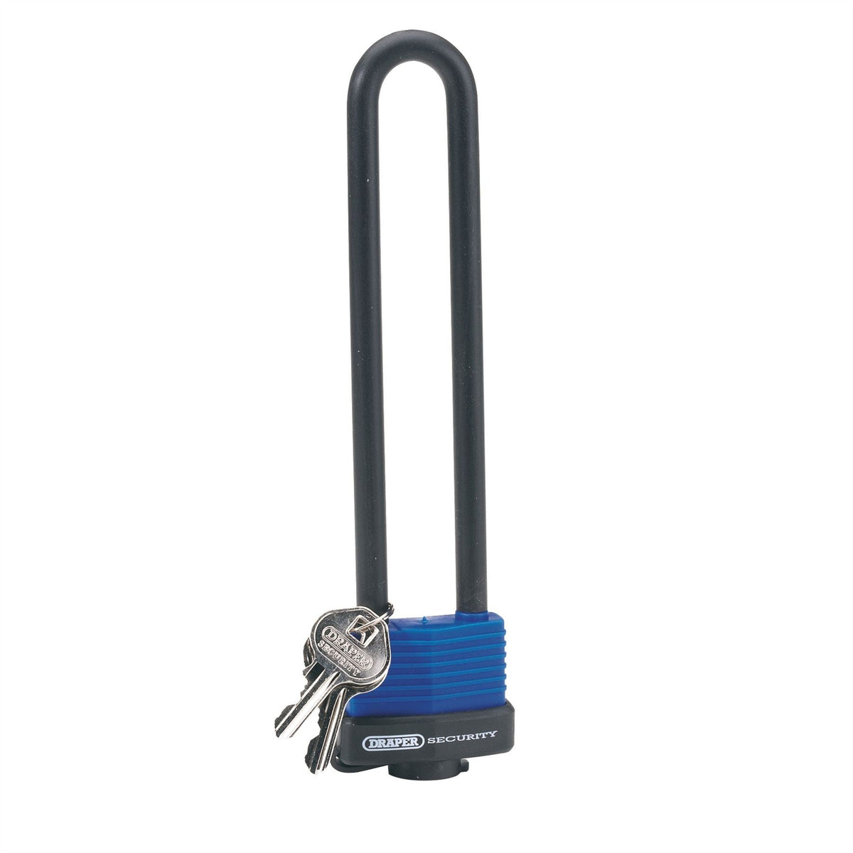 Draper U Bar Extra Long Shackle Lock with 2 Keys 62952  White Rose Tools
