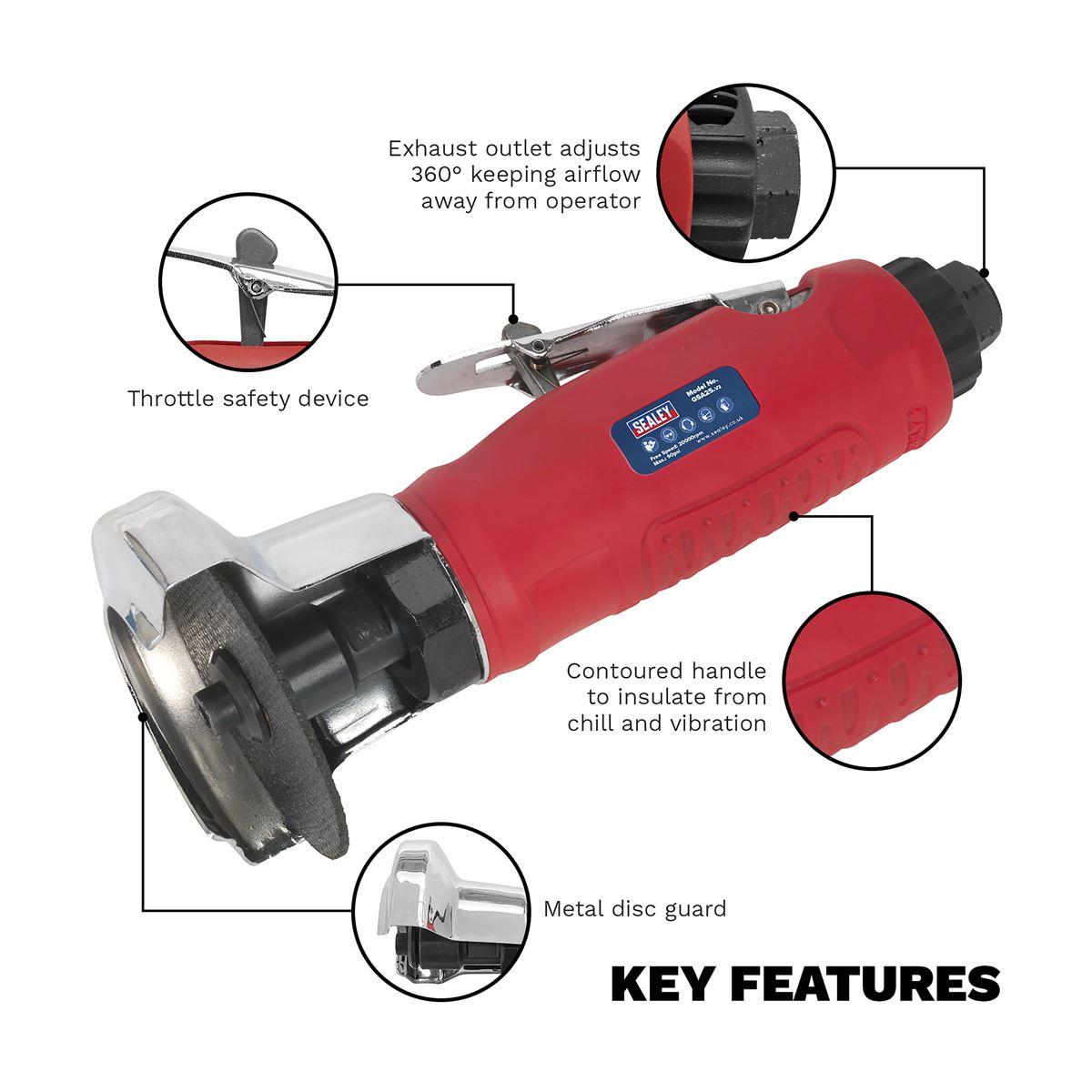Generation Air Cut-Off Tool Ø75mm 