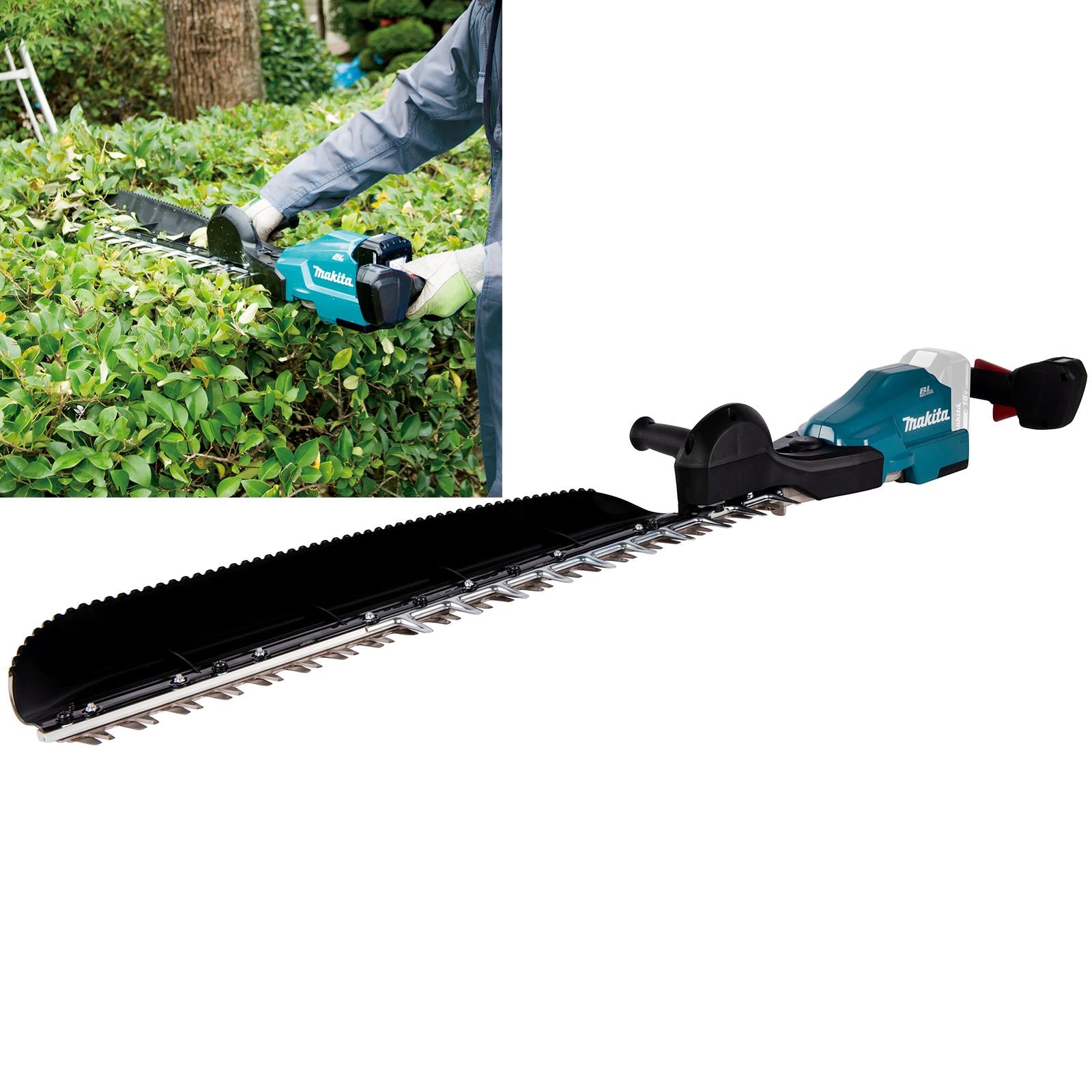 Makita Hedge Trimmer 75cm 18V LXT Li-ion Brushless Cordless Garden Bush Cutter Cutting Bare Unit Body Only DUH754SZ